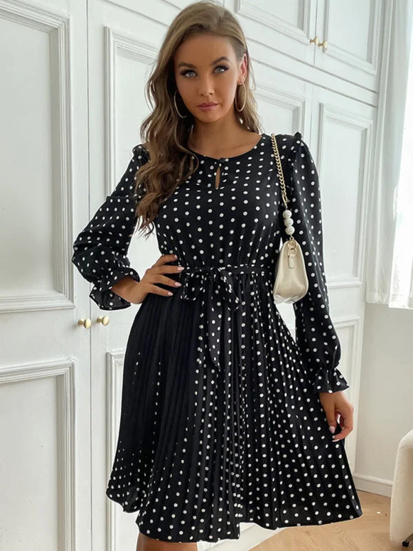 Women's long -sleeved new product fashion and comfortable dress Tunics Stylish elegant Women's long -sleeved new product fashion and comfortable dress Tunics Stylish elegant