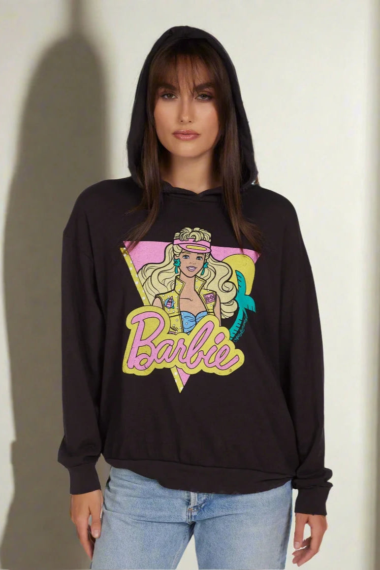 Lauren Moshi Harmony Barbie Hoodie Hoodie with Drawcord Adjustable Secure
