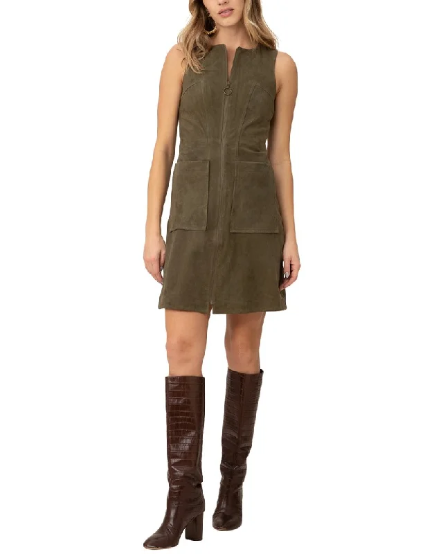 Trina Turk Downtown Suede Dress Tunics Top rated
