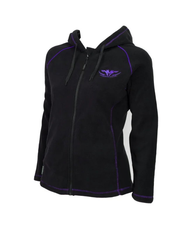 Ladies Fleece Hoodie Purple Oversized Hoodie Comfort Casual