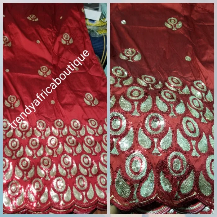 Clearance item: Wine/Gold sequence silk George fabric. Original quality George for making African party dress. Fancy Indian-George sold per 5yards and price is for 5yds. Ideal for Igbo/edo bride 1st outting attire Tunics Print Colorful Clearance item: Wine/Gold sequence silk George fabric. Original quality George for making African party dress. Fancy Indian-George sold per 5yards and price is for 5yds. Ideal for Igbo/edo bride 1st outting attire Tunics Print Colorful