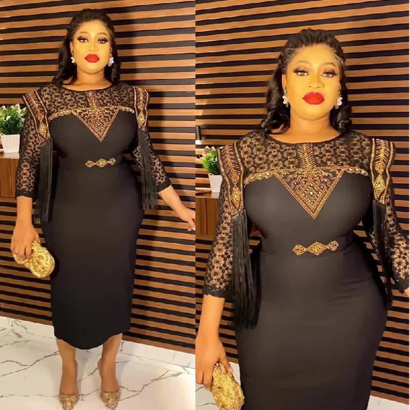 Radiate Confidence in Plus-Size African Party Dresses Tunics Gym athletic