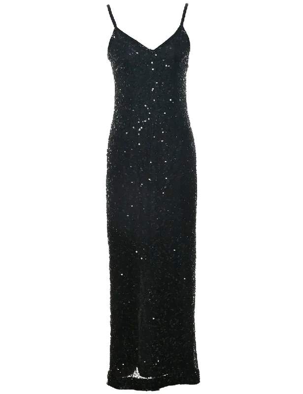 Sequined Party Dress - XS Tunics Office stylish