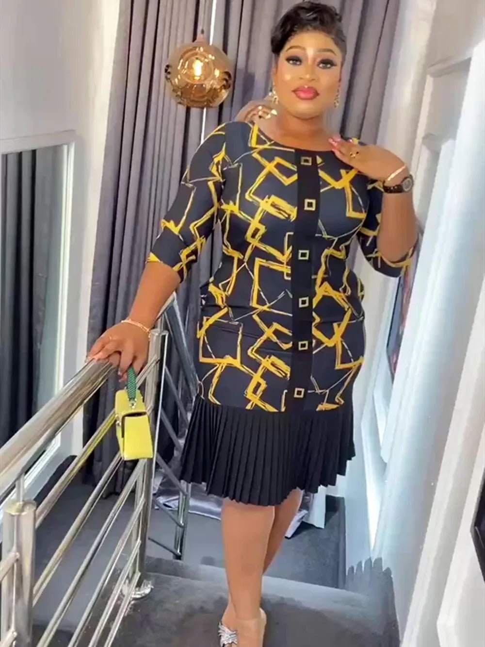 Elegant African Dresses for Women Dashiki Print Africa Clothing Plus Size Evening Party Dress Outfits Robe Tunics Denim casual Elegant African Dresses for Women Dashiki Print Africa Clothing Plus Size Evening Party Dress Outfits Robe Tunics Denim casual