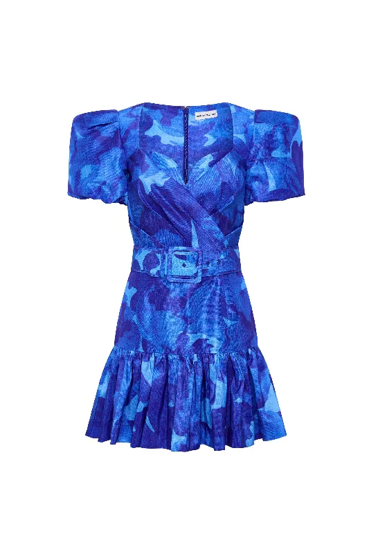 Azula Short Sleeve Mini Dress Trendy Cut-Out Mini Dress