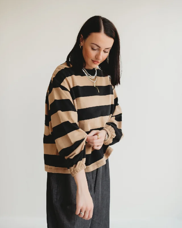 Ivy Striped Sweatshirt Hoodie with Tie-Dye Psychedelic Retro