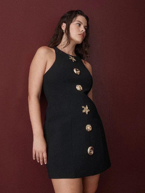 COMO MINI DRESS Cozy Wraparound Mini Dress