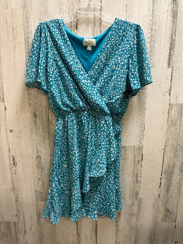 Blue Dress Casual Midi Clothes Mentor, Size S Elegant Long Evening