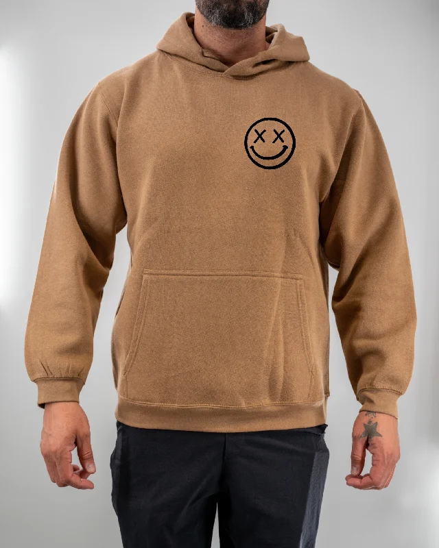 Salty Savage Unisex “OG Smile” Classic Lounge Hoodie Hoodie with Tie-Dye Psychedelic Retro
