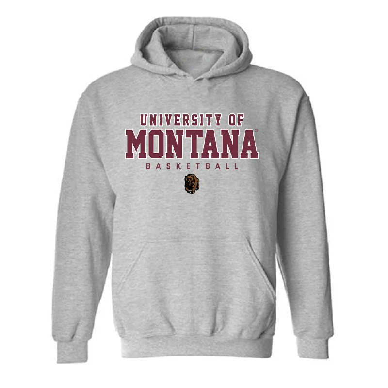 Montana - NCAA Women's Basketball : Lauren Dick - Classic Shersey Hooded Sweatshirt Hoodie with Bell Sleeves Flared Feminine