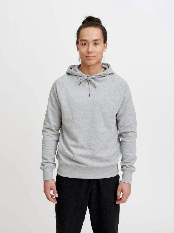 Hoodie Raglan - Unisex - Recycled Cotton & Recycled Polyester Hoodie with Elastic Waist Stretchable Comfortable