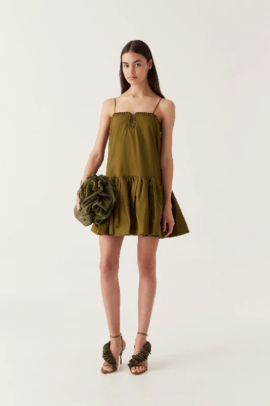 Willow Sweetheart Mini Dress Fashionable Pleated Mini Dress
