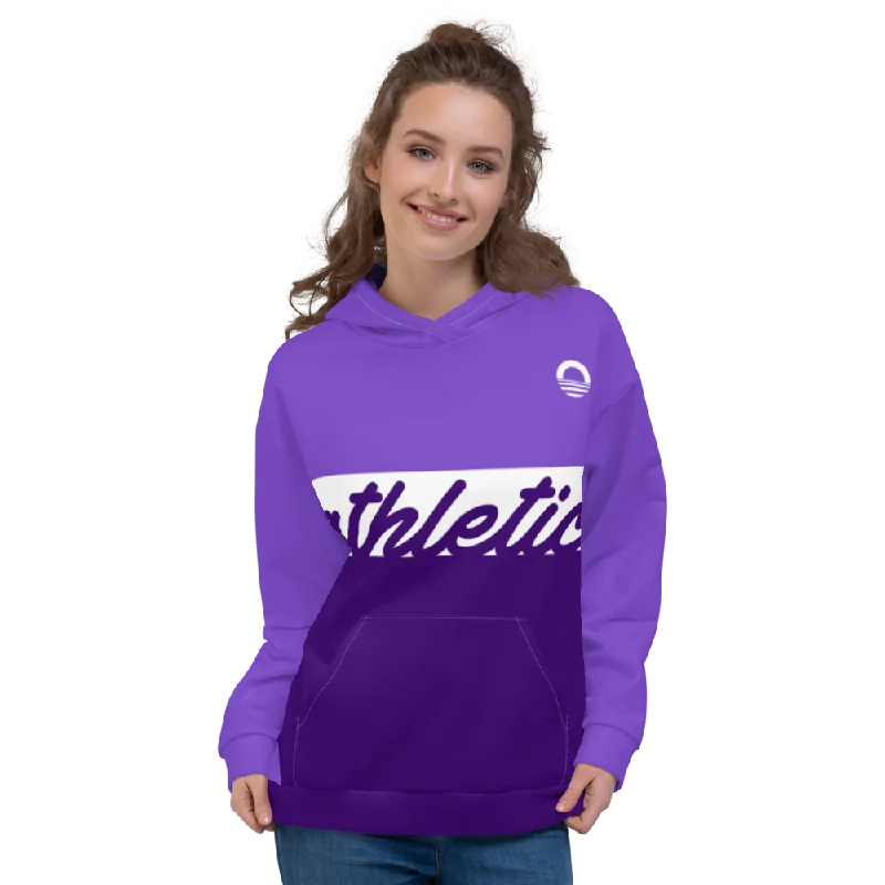 Women's Hooded Sweatshirt - Tones Hoodie with Frayed Bohemian Relaxed