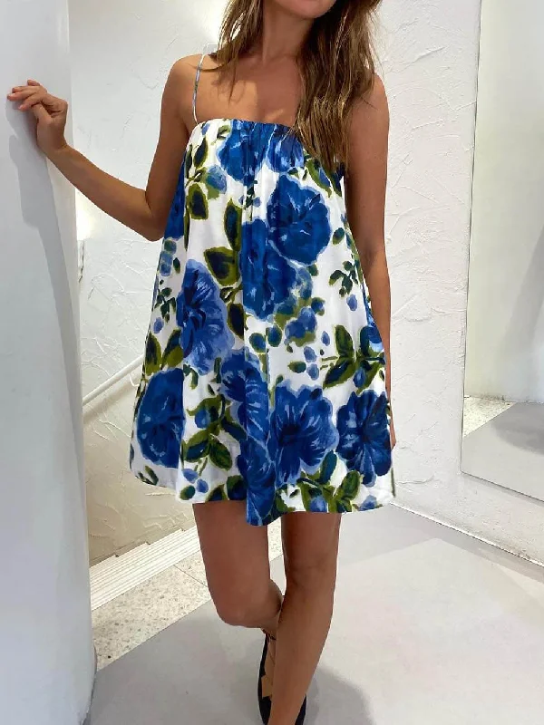 Indulge In Floral Luxury With Trendy The Peony Draped Mini Dress Trendy Camisole Mini Dress