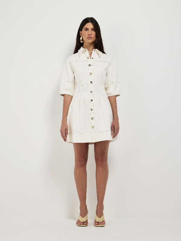SOFIA MINI DRESS Elegant Vintage Mini Dress