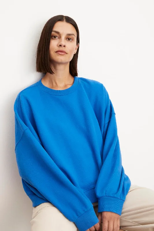 MARGOT OVERSIZED SWEATSHIRT Hoodie with Stripes Bold Sporty
