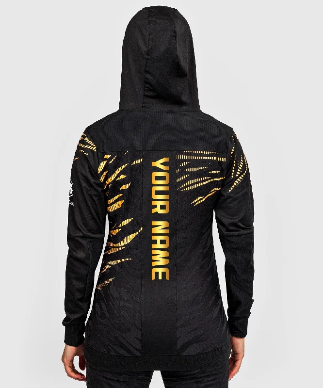 Sweatshirt à Capuche pour Femmes UFC Fusion by Venum Personnalisé Authentic Fight Night - Champion Hoodie with Mock Neck Collared Structured