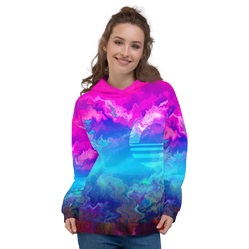 Women's Hooded Sweatshirt - Mountain Dream Hoodie with Relaxed Fit Easy Casual
