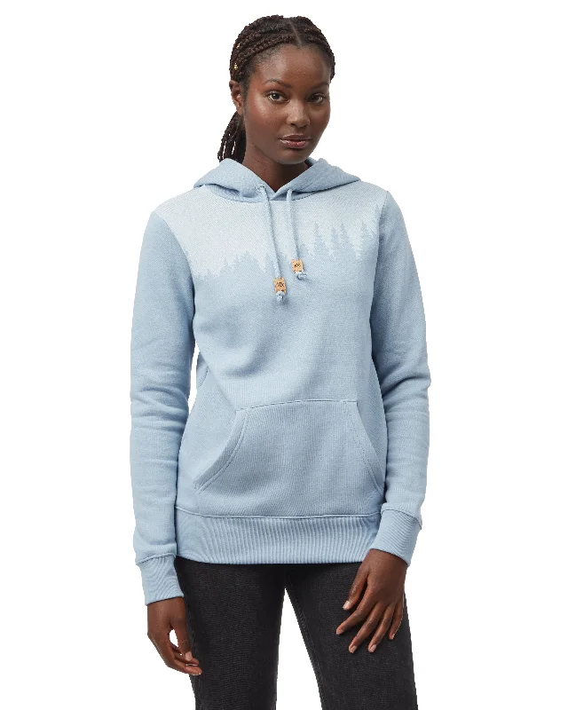 W's Juniper Classic Hoodie - Organic Cotton & Recycled polyester Hoodie with Hem Embroidery Detailed Premium