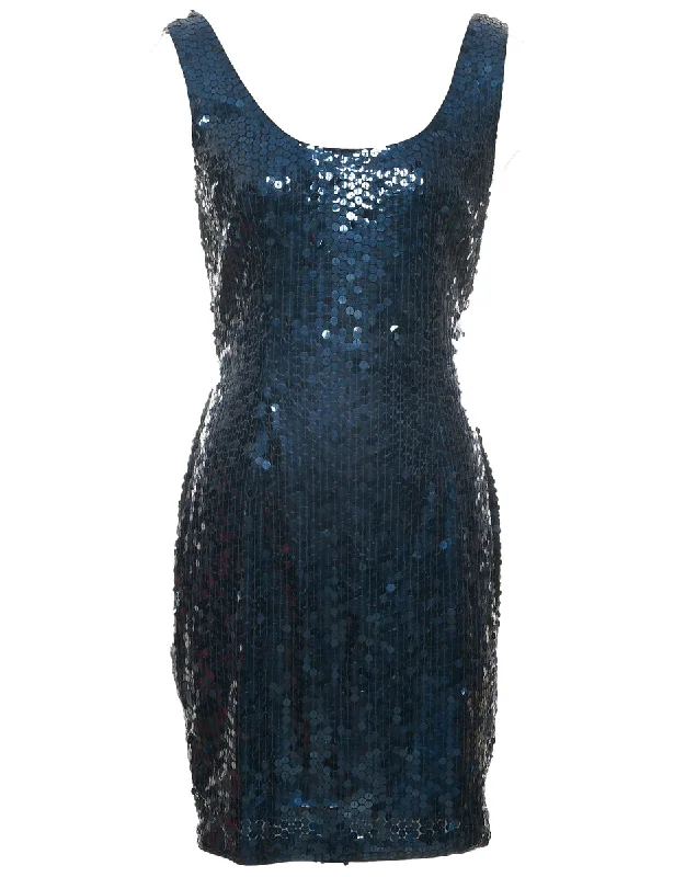 Sequined Party Dress - S Tunics Prom sequined