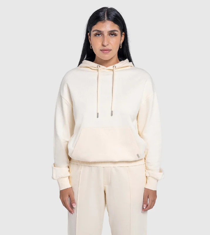 F5 Essentials Oversized Hoodie - Women Hoodie with Back Slit Movement Comfort