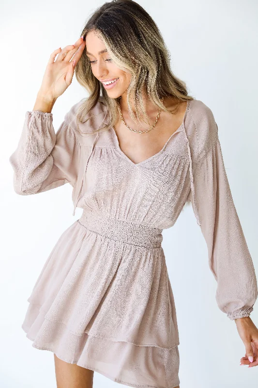 All Yours Mini Dress Comfortable Ruffle Mini Dress