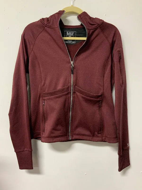511 Tactical (S) maroon zipper jacket Striped Jacket Polka Dot Jacket Floral Jacket