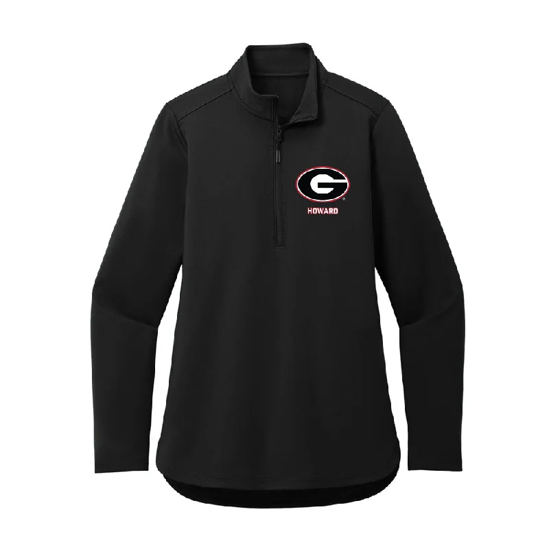 Georgia - NCAA Women's Gymnastics : Naya Howard - Women's Premium Quarter Zip Jacket Anorak Shell Jacket Lightweight Jacket