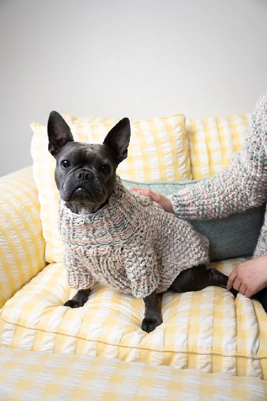 Lulu Dog Sweater (Knit) Plaid Sweater Polka Dot Checkered