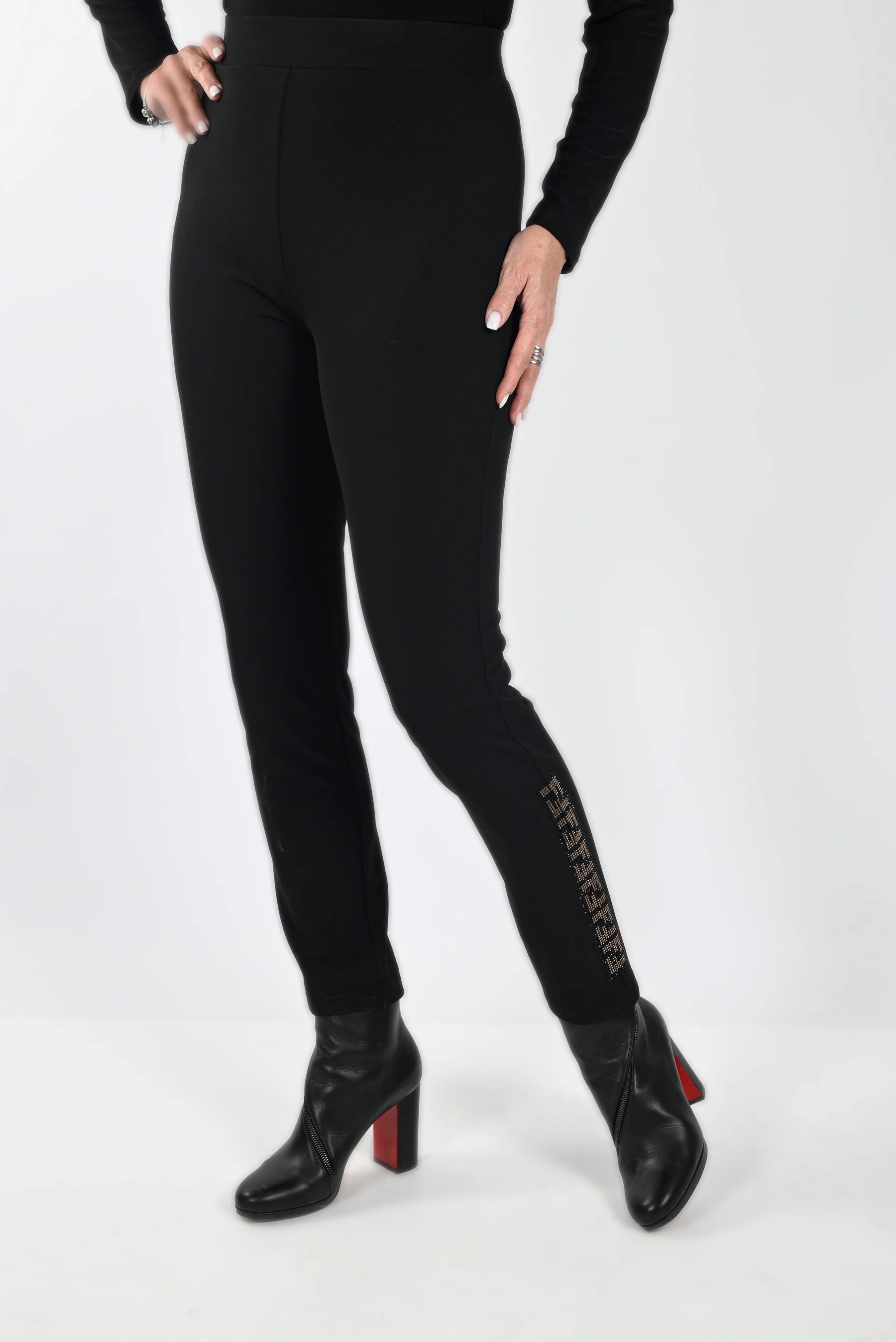 Black Knit Pant Lightweight Linen Pants