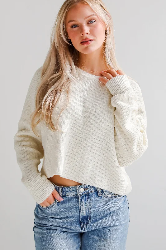 FINAL SALE - Incredibly Cozy Cream Sweater Anti-Pilling Anti-Shrink Durable