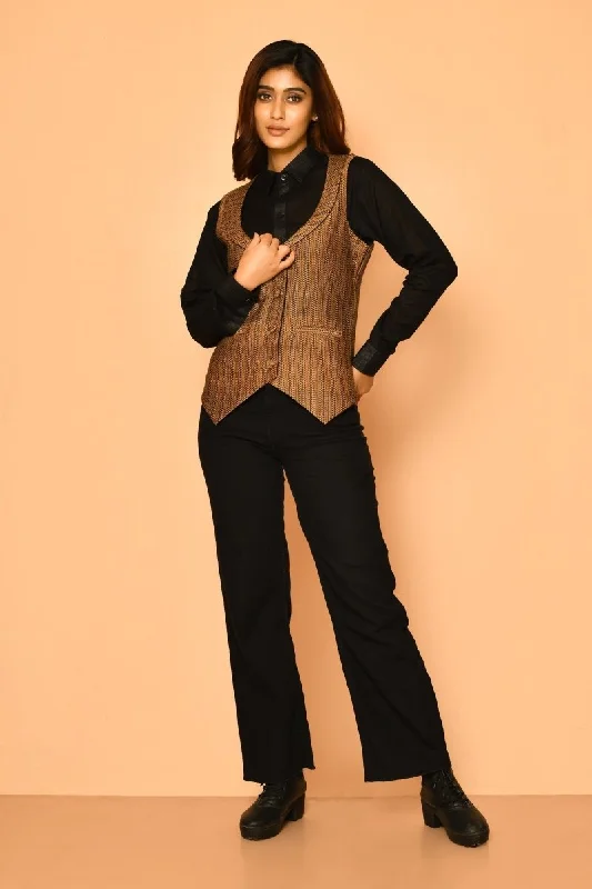 Kyra Handloom Womens Cotton Jacket Striped Jacket Polka Dot Jacket Floral Jacket