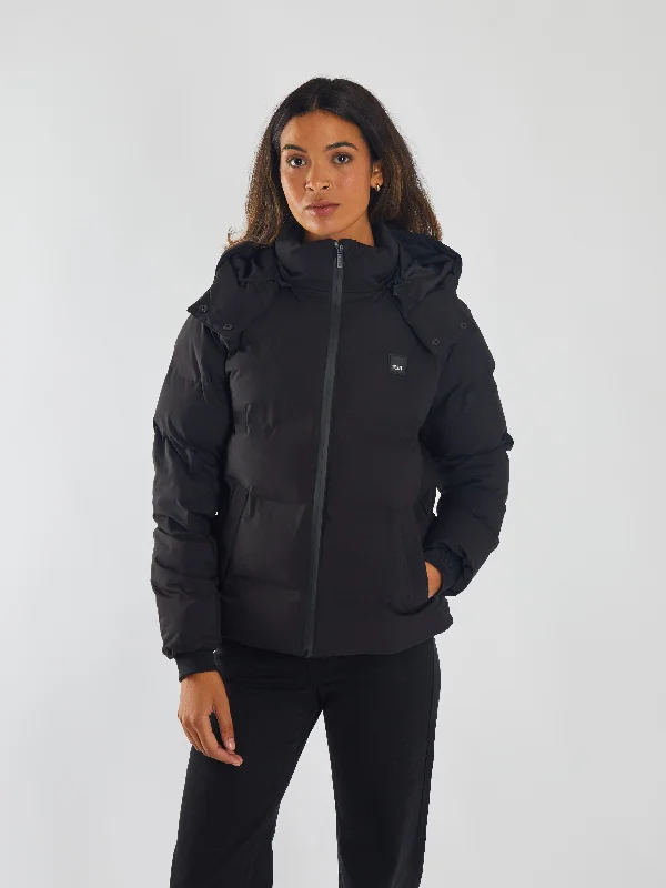 Aline Jacket Jet Black Satin Fabric Silk Fabric Chiffon Fabric