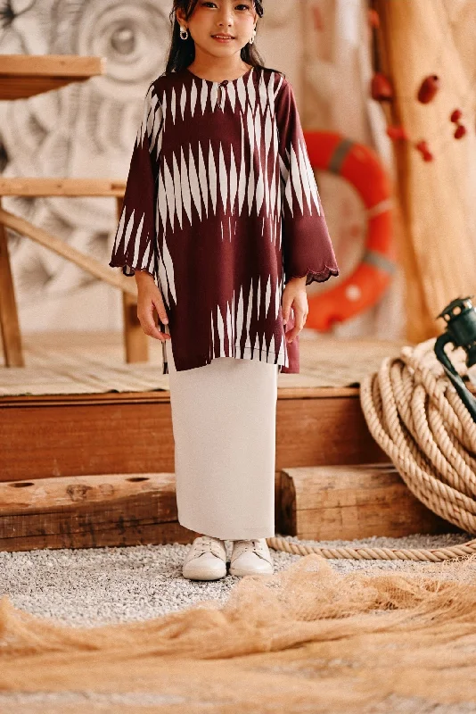 The Harbour Folded Skirt - Light Grey wrap skirt elegant