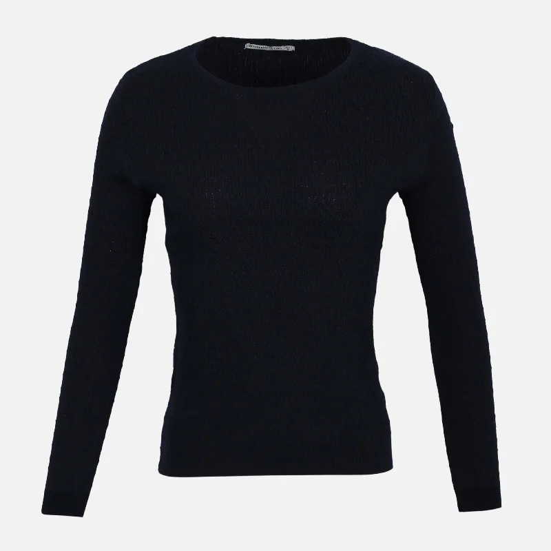 LADIES LONG SLEEVE SWEATER Fitted Slim Tailored