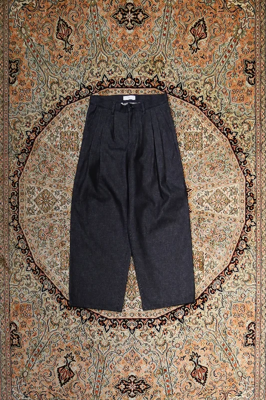 Urig Thomasson DENIM PANTS (INDIGO) Comfy Cargo Trousers