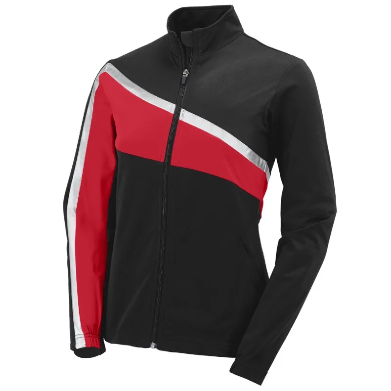 BLACK/RED/METALLIC SILVER