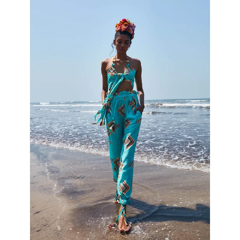 Gopi Vaid Maia two-piece Pant Set (Set of 2) Comfortable Wide-Leg Pants