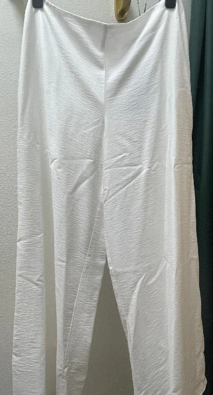Off White Woven Pant Soft Cotton Pants