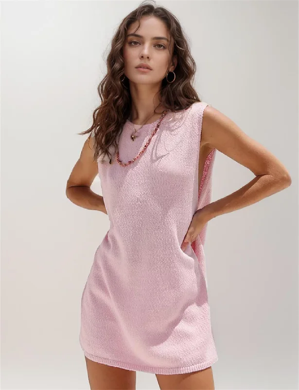 Ladies Solid Color Sweater Vest and Shorts Sets SKST512 Chenille Blend Fleece Blend Nylon Blend