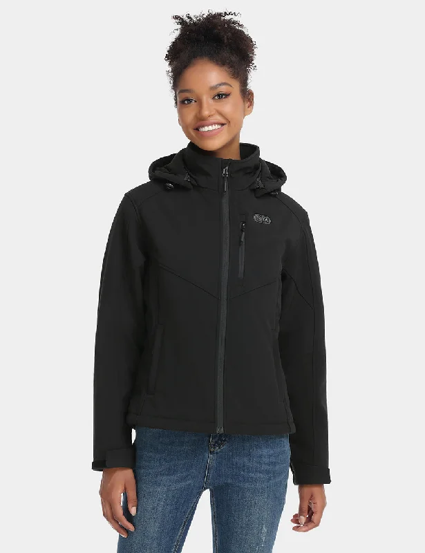 Women's Dual Control Heated Jacket with 5 Heating Zones (Chest Heating) Faux Fur Fabric Real Fur Fabric Shearling Fabric Women's Dual Control Heated Jacket with 5 Heating Zones (Chest Heating) Faux Fur Fabric Real Fur Fabric Shearling Fabric
