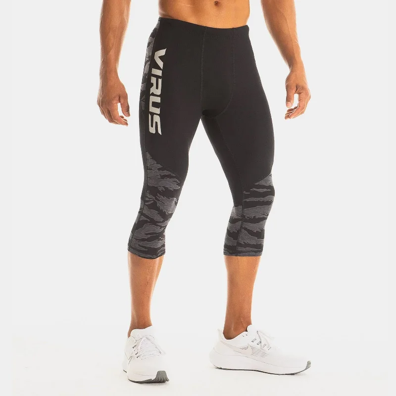 VIRUS - Atomic ¾ Tech Pants Sleek Black Pants