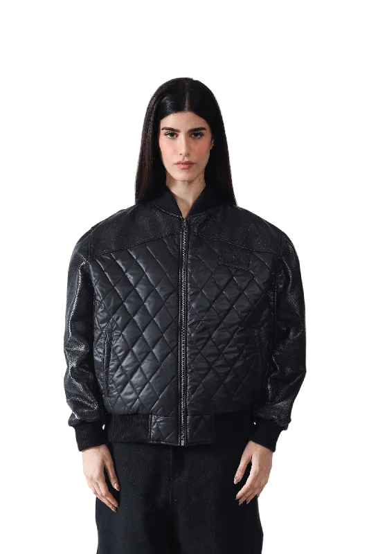 Umbra Jacket A-Line Jacket Boat Neck Shawl Collar