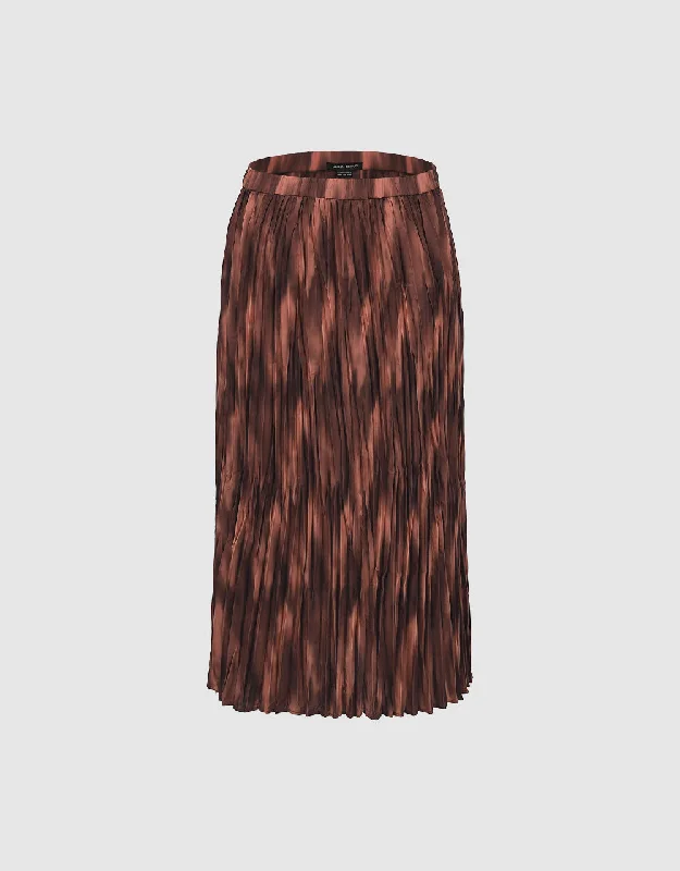 Elastic Waist A-Line Skirt seamless skirt comfort
