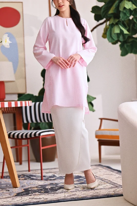 The Akari Women Tulip Skirt - White cashmere skirt soft