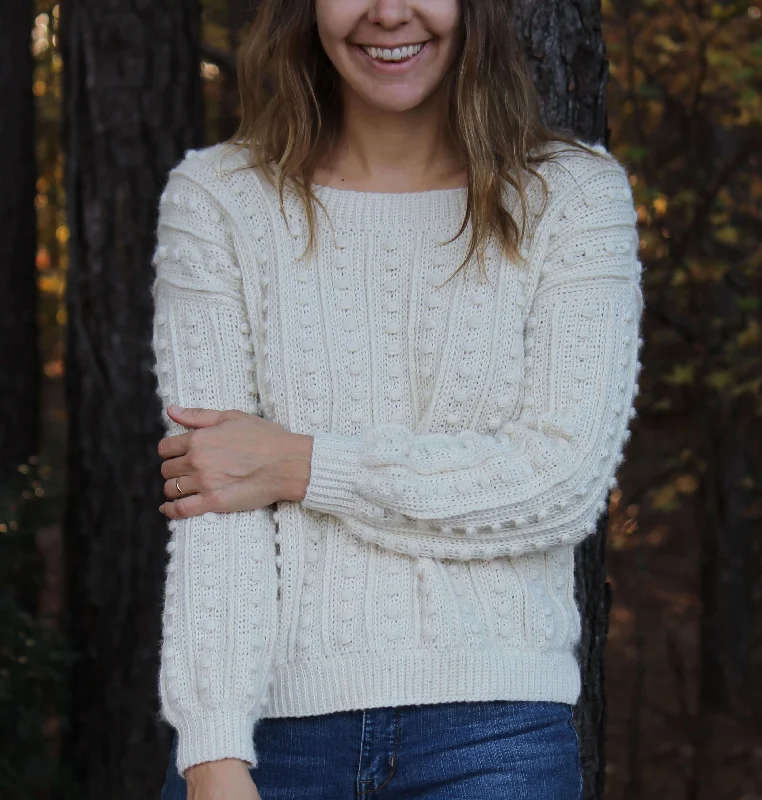Sweetheart Sweater (Crochet) Thin Thick Dense