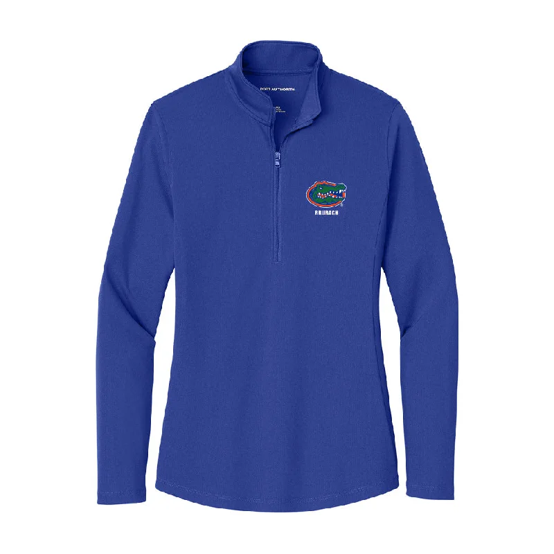 Florida - NCAA Women's Gymnastics : Lori Brubach - Women's Lightweight Quarter Zip Jacket Print Jacket Jacquard Jacket Patchwork Jacket