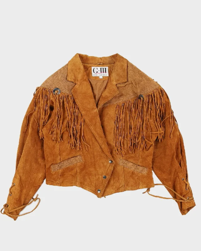Vintage G-III Leather Fashions Cropped Tassel Jacket - M Quilted Jacket Puffer Jacket Insulated Jacket Vintage G-III Leather Fashions Cropped Tassel Jacket - M Quilted Jacket Puffer Jacket Insulated Jacket