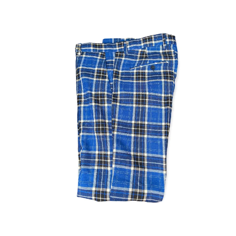 DJ PLUS: Plaid Skinny Dress Pants ON52 Comfy High-Waist Jeans