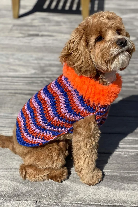 Pluto Dog Sweater (Crochet) Handmade Hand-knitted Hand-woven